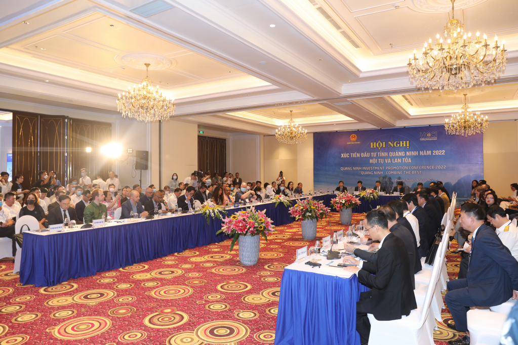 Hội nghị xúc tiến đầu tư vào Quảng Ninh năm 2022.