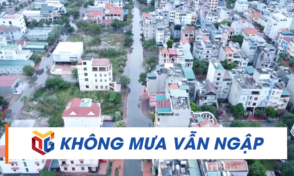 Không mưa vẫn ngập