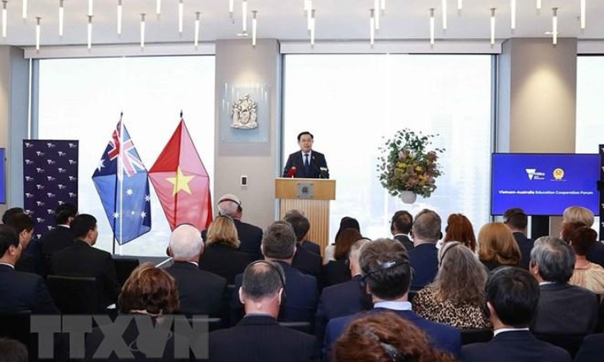 Chủ tịch Quốc hội dự Diễn đàn hợp tác giáo dục Việt Nam-Australia
