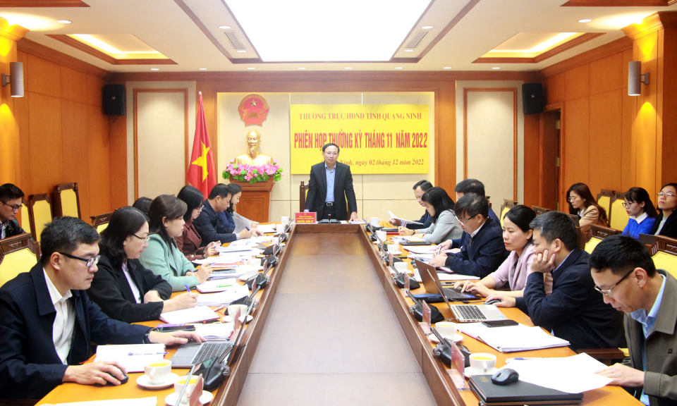 Thường trực HĐND tỉnh họp thường kỳ tháng 11