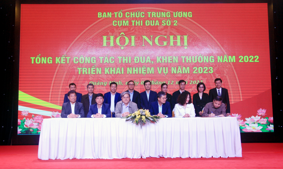 Cụm thi đua số 2, Ban Tổ chức Trung ương triển khai công tác thi đua, khen thưởng năm 2023 