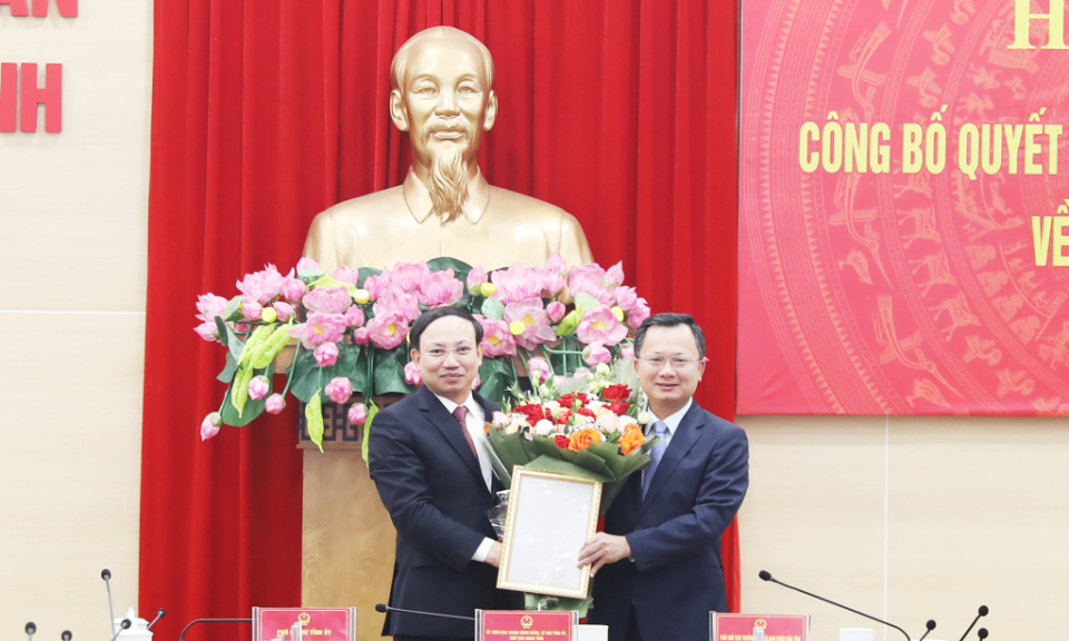 Đồng chí Cao Tường Huy được giao Quyền Chủ tịch UBND tỉnh