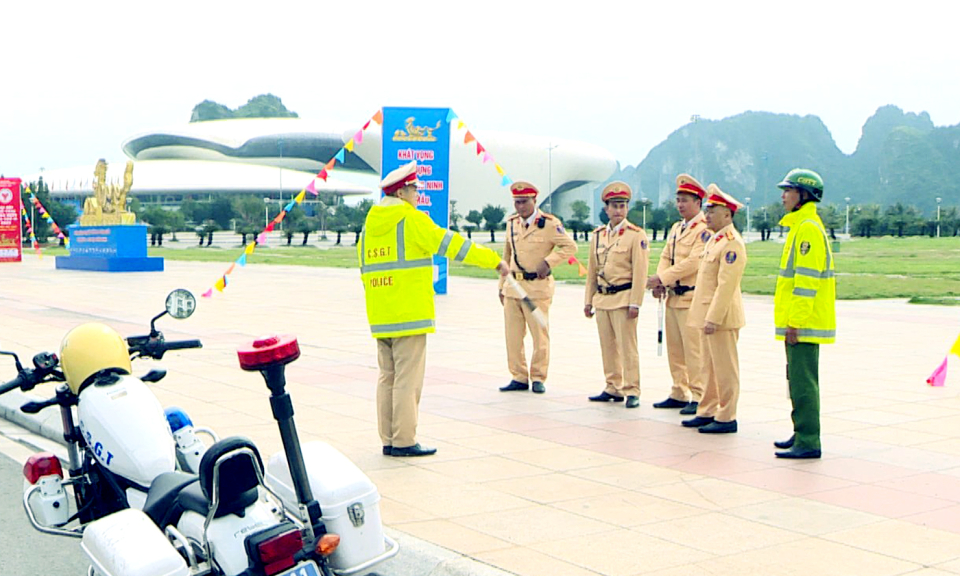 TP Hạ Long: Hơn 300 lượt chiến sĩ ra quân đảm bảo trật tự, ATGT cho Đại hội Thể thao