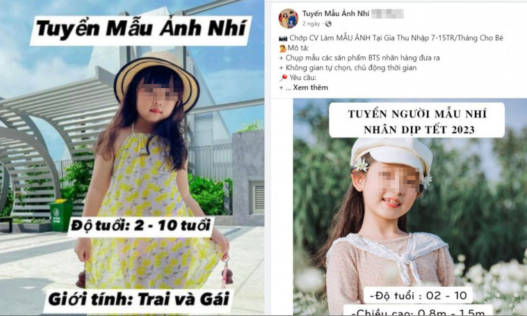 Cảnh giác thủ đoạn lừa đảo tuyển người mẫu nhí