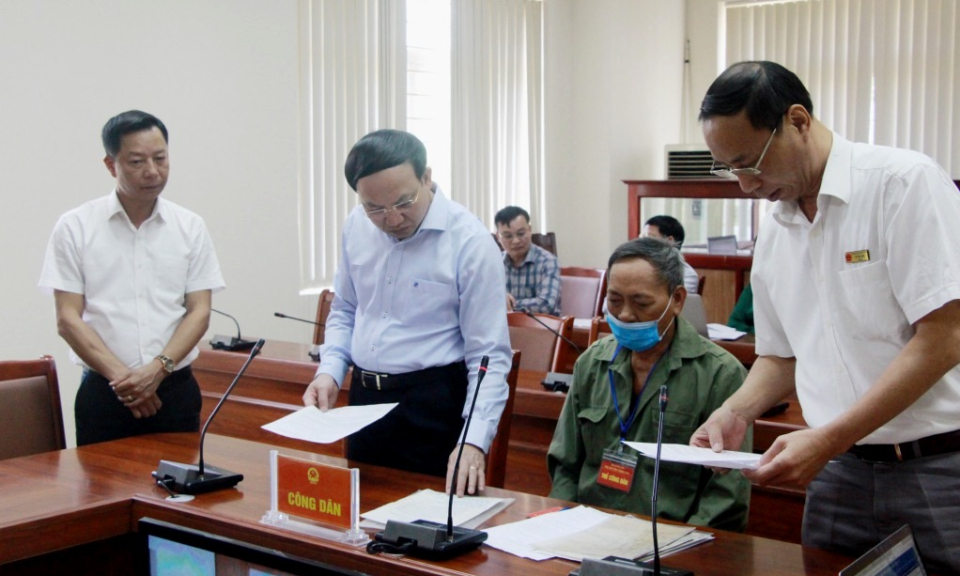 Nhắn tin - Trả lời công dân