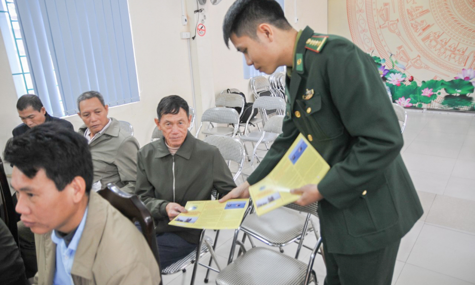 Đồn Biên phòng Bắc Sơn: Tuyên truyền pháp luật cho nhân dân khu vực biên giới