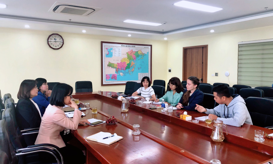 Hội LHPN tỉnh làm việc với đại diện các tổ chức ForumCiv và Adoptionscentrum Thụy Điển 