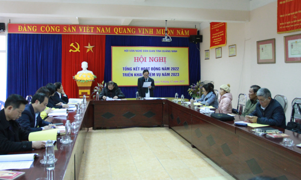 Hội Văn nghệ dân gian tỉnh triển khai nhiệm vụ công tác năm 2023