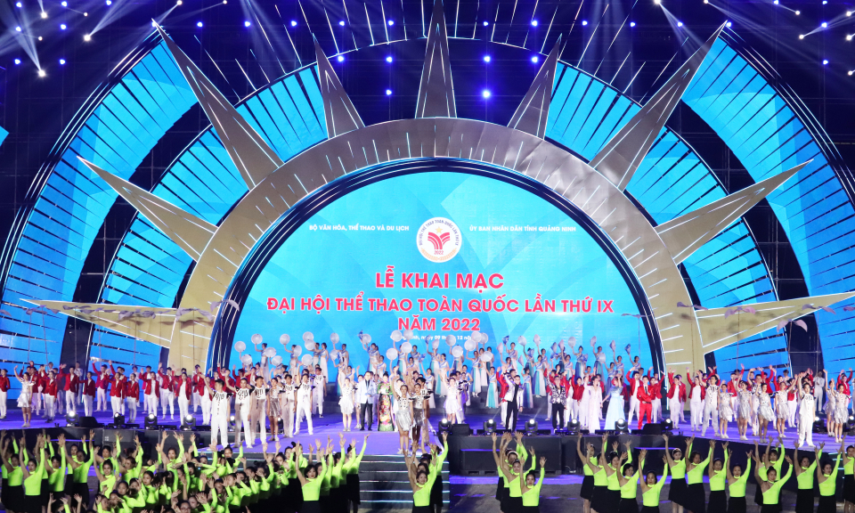 Rực rỡ lễ Khai mạc đại hội thể thao lớn nhất Việt Nam