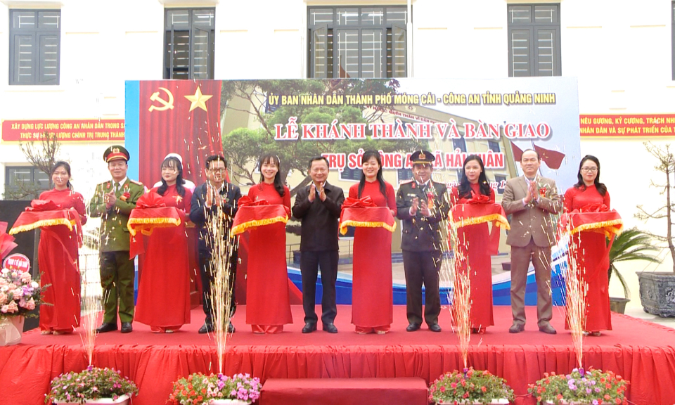 Khánh thành và bàn giao trụ sở công an xã Hải Xuân, Móng Cái