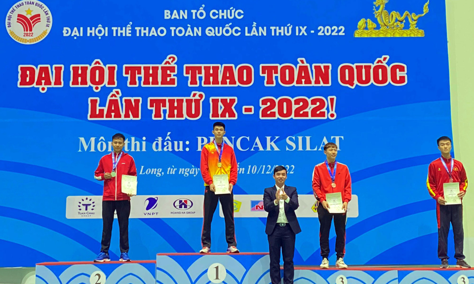 Môn Pencak Silat: Thanh Hóa nhất toàn đoàn, Quảng Ninh giành 1 HCV đối kháng 65kg