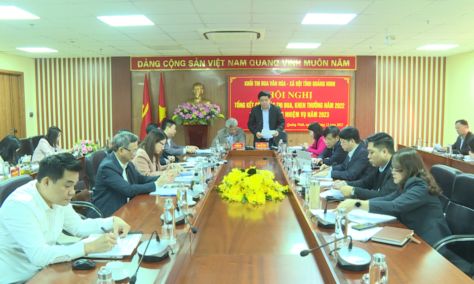 Khối thi đua Văn hóa - Xã hội tỉnh triển khai nhiệm vụ năm 2023