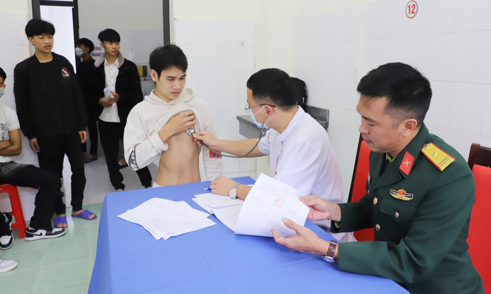 Quảng Ninh hoàn thành khám sức khỏe nghĩa vụ quân sự và công an nhân dân năm 2023