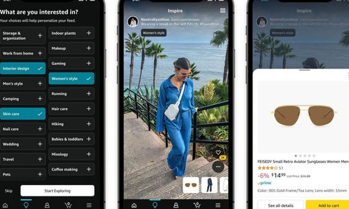 Amazon ra mắt tính năng mới 'ăn theo' TikTok