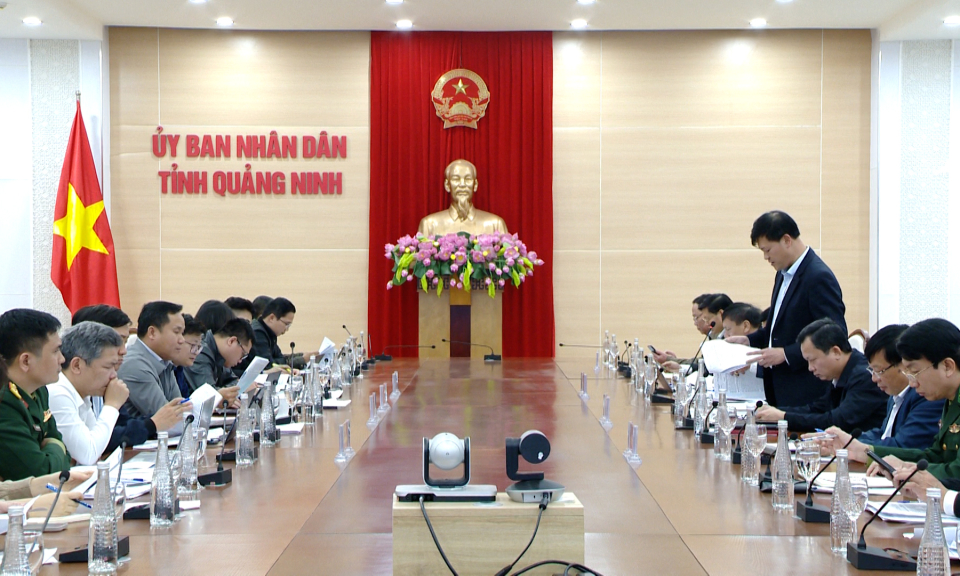 Đoàn công tác Bộ Công Thương làm việc với UBND tỉnh Quảng Ninh