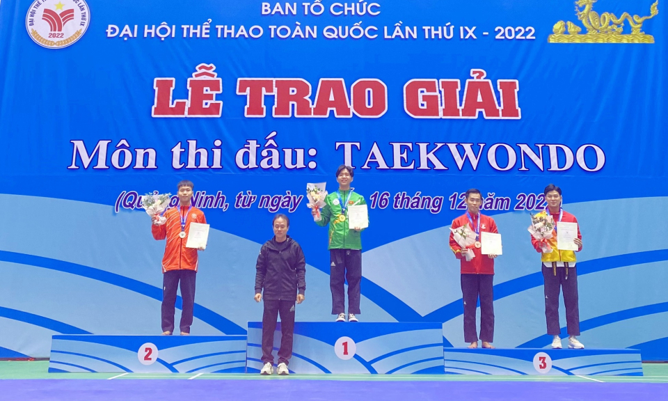 Taekwondo Quảng Ninh có thêm 1 huy chương Đồng trong ngày thi đấu thứ 4