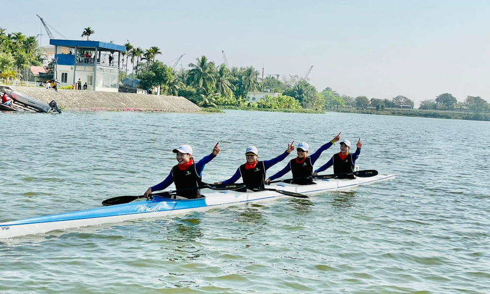 Canoeing Quảng Ninh giành thêm 1 huy chương vàng