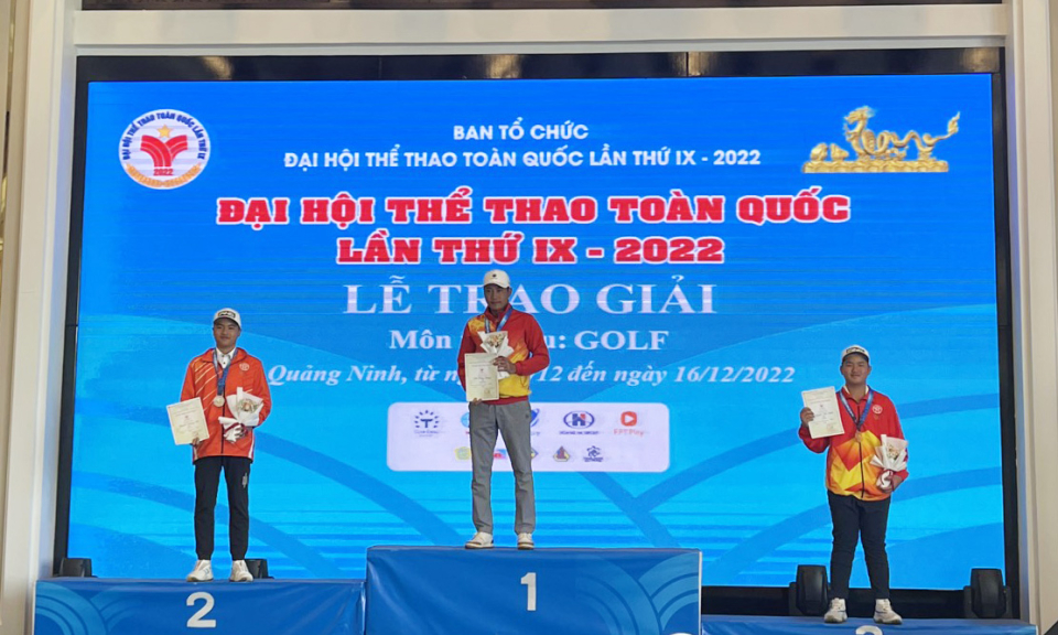 Khép lại thi đấu Golf, Quảng Ninh giành 1 huy chương Vàng