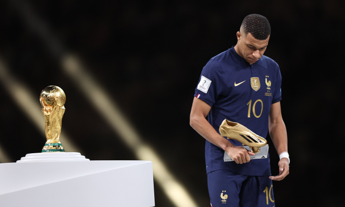 Mbappe đoạt giải Vua phá lưới World Cup 2022