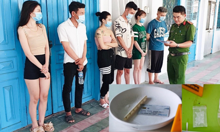 Nhân viên cây xăng tụ tập bay lắc tại nơi làm việc