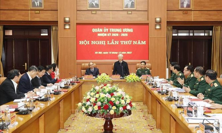 Tổng Bí thư Nguyễn Phú Trọng chủ trì Hội nghị Quân ủy Trung ương