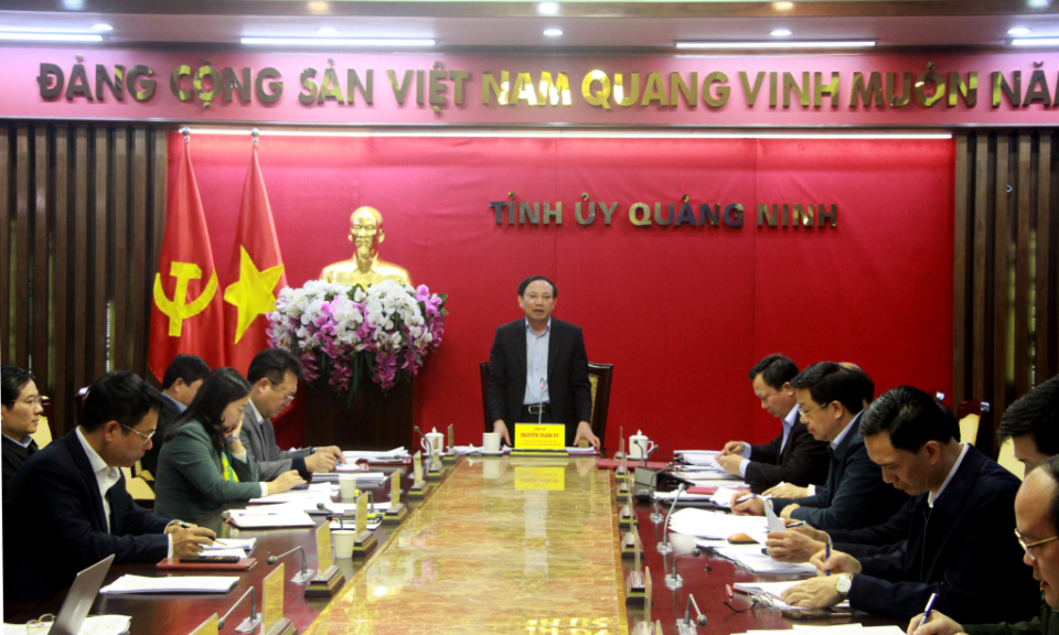 Giao ban Thường trực Tỉnh ủy