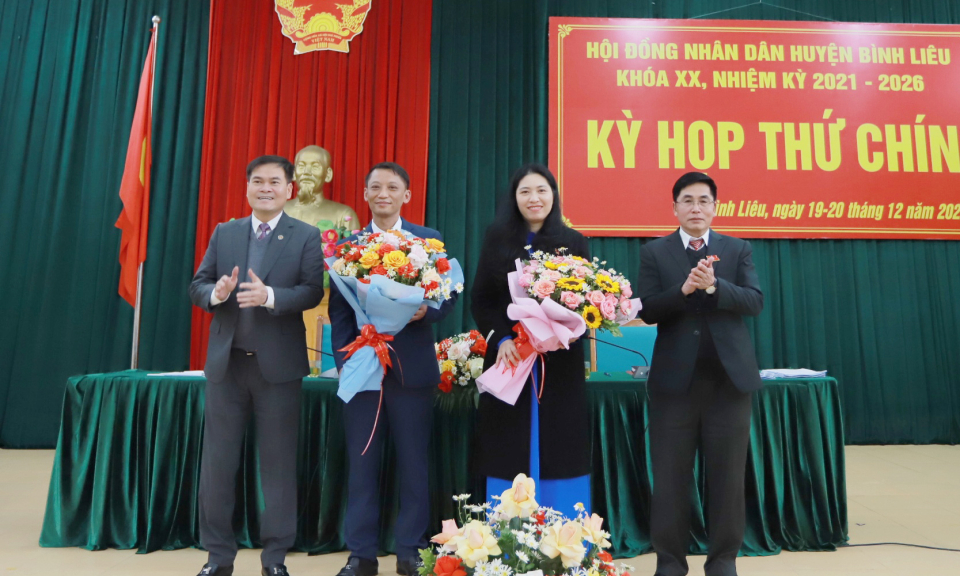 Bình Liêu: HĐND huyện miễn nhiệm và bầu bổ sung Chủ tịch UBND huyện nhiệm kỳ 2021-2026