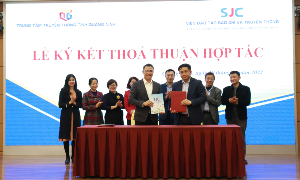 Ký kết hợp tác nghiên cứu, đào tạo, phát triển báo chí