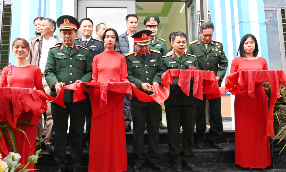 Ban CHQS thị xã Quảng Yên khánh thành "Nhà tình nghĩa"