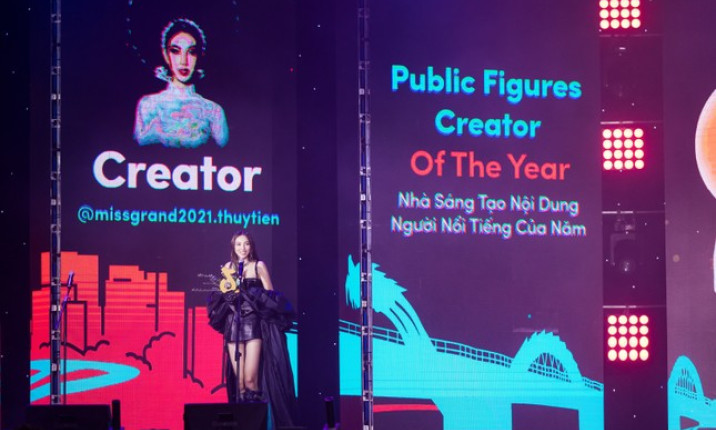 Hoa hậu Thùy Tiên vượt Trấn Thành, Sơn Tùng M-TP trong cuộc đua TikTok năm 2022
