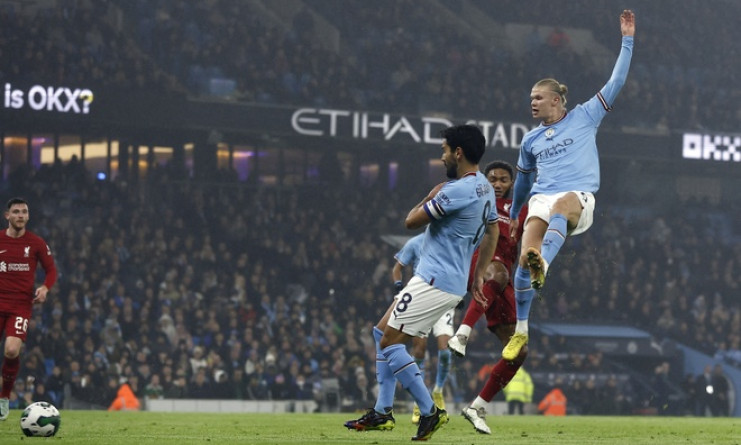 Haaland ghi bàn giúp Man City đánh bại Liverpool
