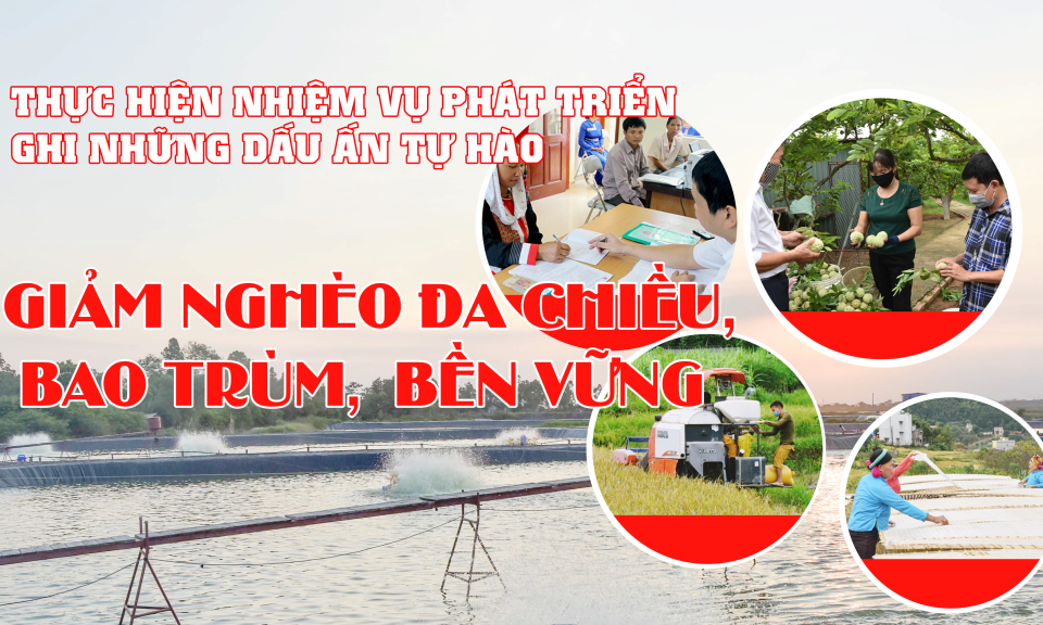 Giảm nghèo đa chiều, bao trùm, bền vững