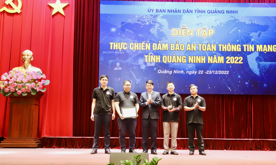 Bế mạc diễn tập thực chiến đảm bảo an toàn thông tin mạng tỉnh Quảng Ninh năm 2022
