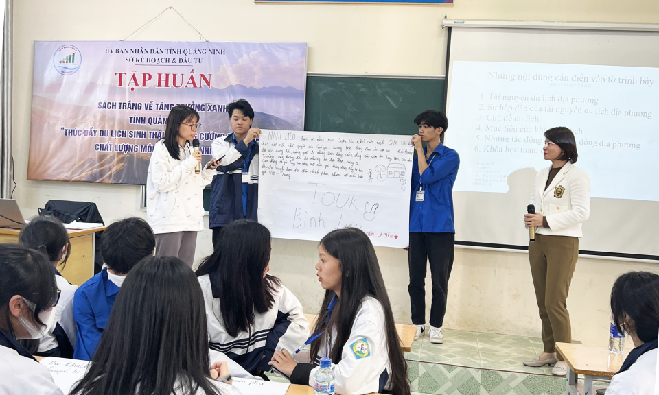 Tập huấn sách trắng về tăng trưởng xanh tỉnh Quảng Ninh