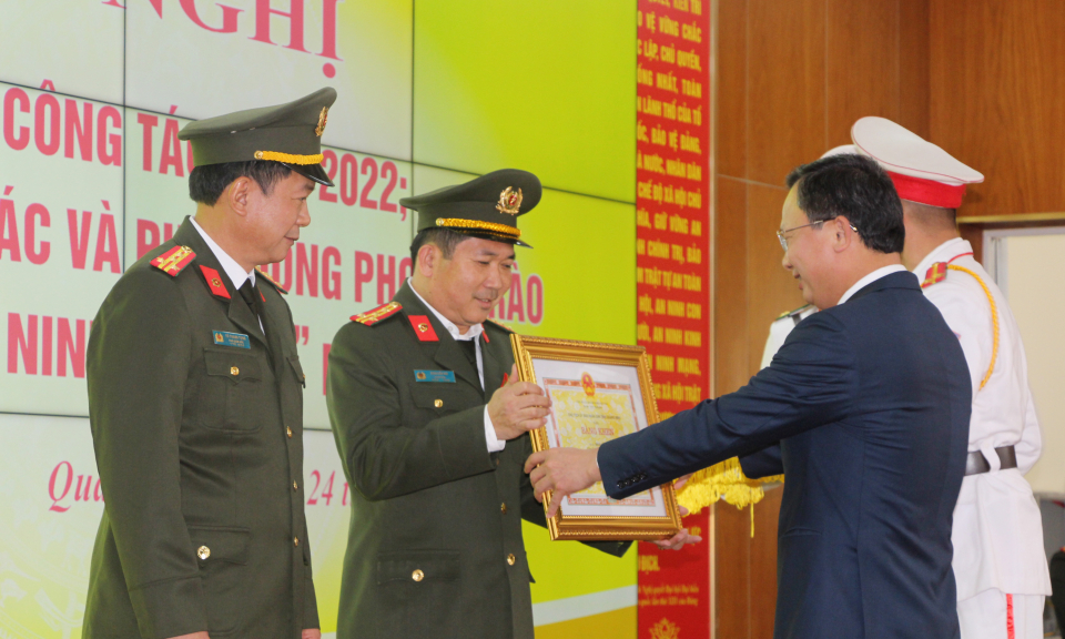 Công an tỉnh phát động phong trào thi đua "Vì an ninh Tổ quốc" năm 2023