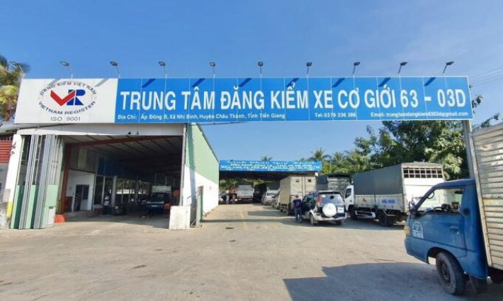 Thêm một trung tâm đăng kiểm ở Tiền Giang bị tạm đình chỉ hoạt động