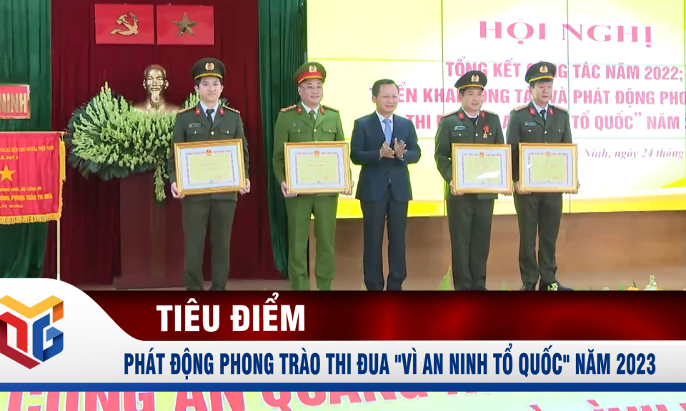 Công an tỉnh phát động phong trào thi đua "Vì an ninh Tổ quốc" năm 2023