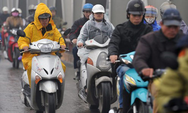 Ngày mai miền Bắc đón không khí lạnh kèm mưa, gió