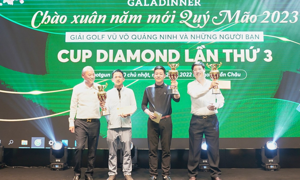 Bế mạc Giải golf Câu lạc bộ Vũ Võ Quảng Ninh và những người bạn