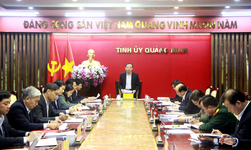 Hội nghị kiểm điểm tập thể, cá nhân các đồng chí Ủy viên BTV Tỉnh ủy