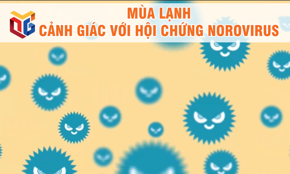 Mùa lạnh cảnh giác với hội chứng Norovirus