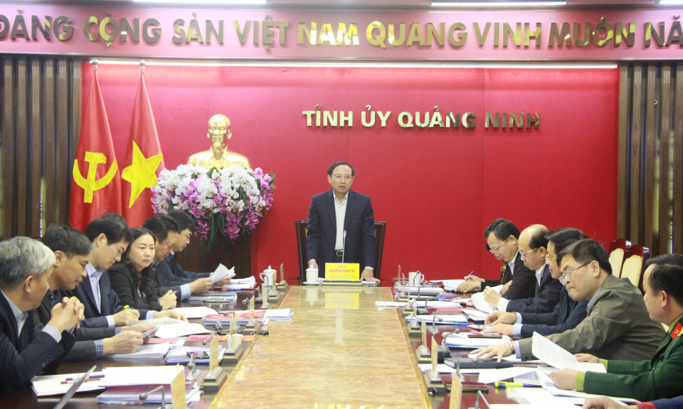 Hội nghị kiểm điểm cá nhân các đồng chí Ủy viên BTV Tỉnh ủy năm 2022