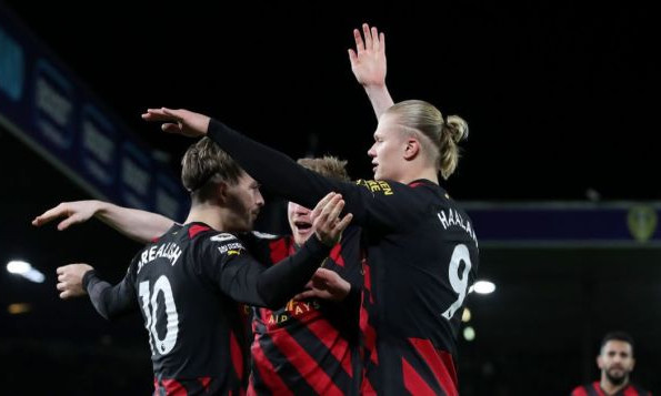 Haaland giúp Man City thắng đậm