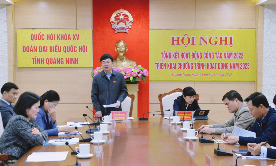 Đoàn Đại biểu Quốc hội tỉnh triển khai chương trình hoạt động năm 2023