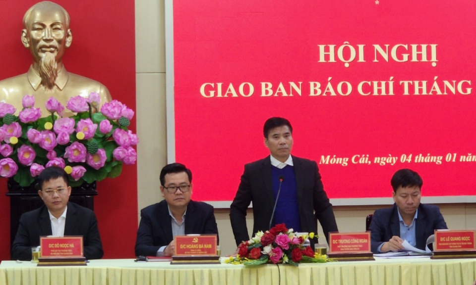 Hội nghị giao ban báo chí thường kỳ tháng 1/2023