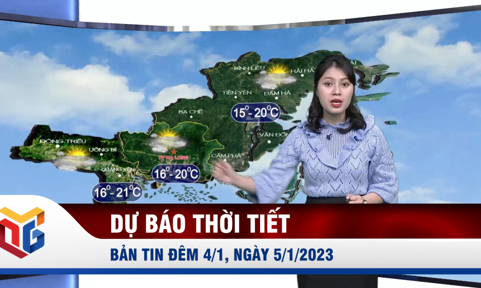 Dự báo thời tiết đêm 4, ngày 5/1/2023