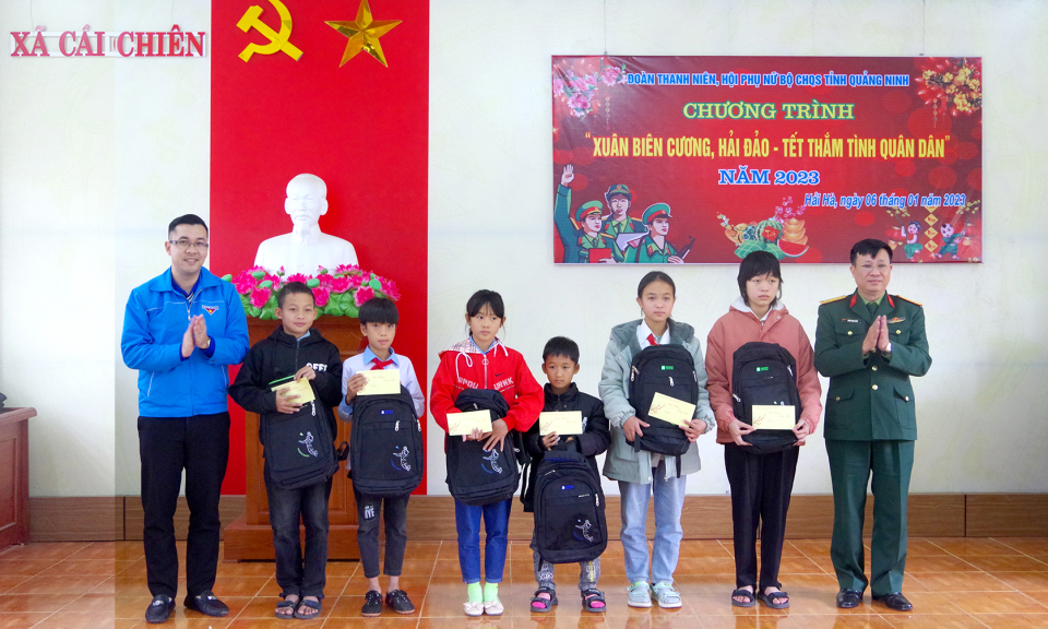 Bộ CHQS tỉnh Quảng Ninh: Chương trình “Tuổi trẻ với mùa xuân biên giới” xuân Quý Mão 2023