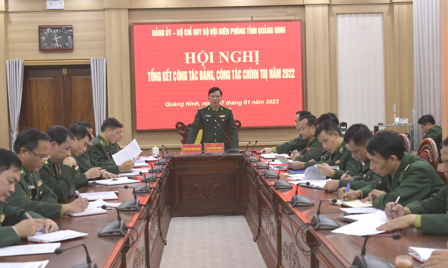 Đảng uỷ, Bộ chỉ huy BĐBP tỉnh: Tiếp tục thực hiện có hiệu quả các mặt công tác đảng, công tác chính trị