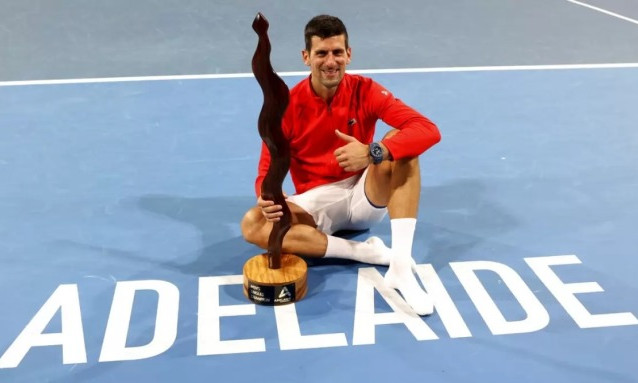 Djokovic cứu match-point để vô địch giải Adelaide