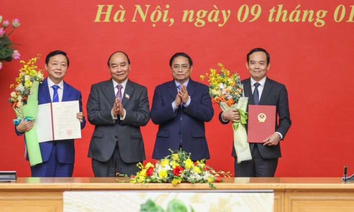 Công bố quyết định bổ nhiệm hai Phó Thủ tướng Chính phủ